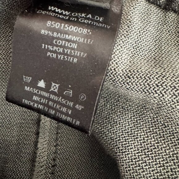 Oska Barrel Leg Jeans Womens Size 4 Black Cotton‎ Polyester PT-2475 - Picture 9 of 10